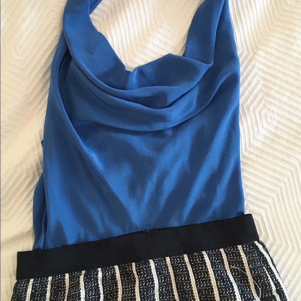 BCBGMAXAZRIA silk halter